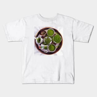 Matcha Green Tea Vintage Japan Kids T-Shirt